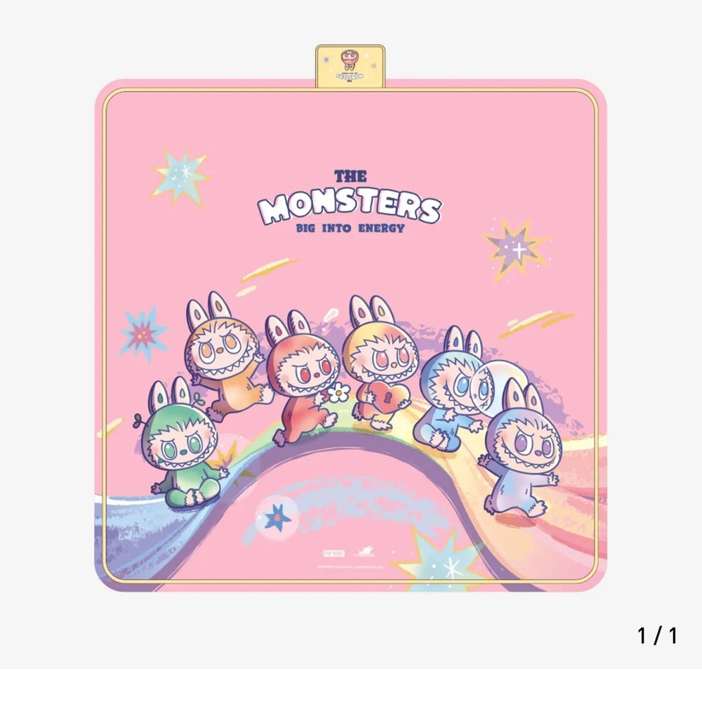 Pop Mart Labubu Big Into Energy Character Blanket